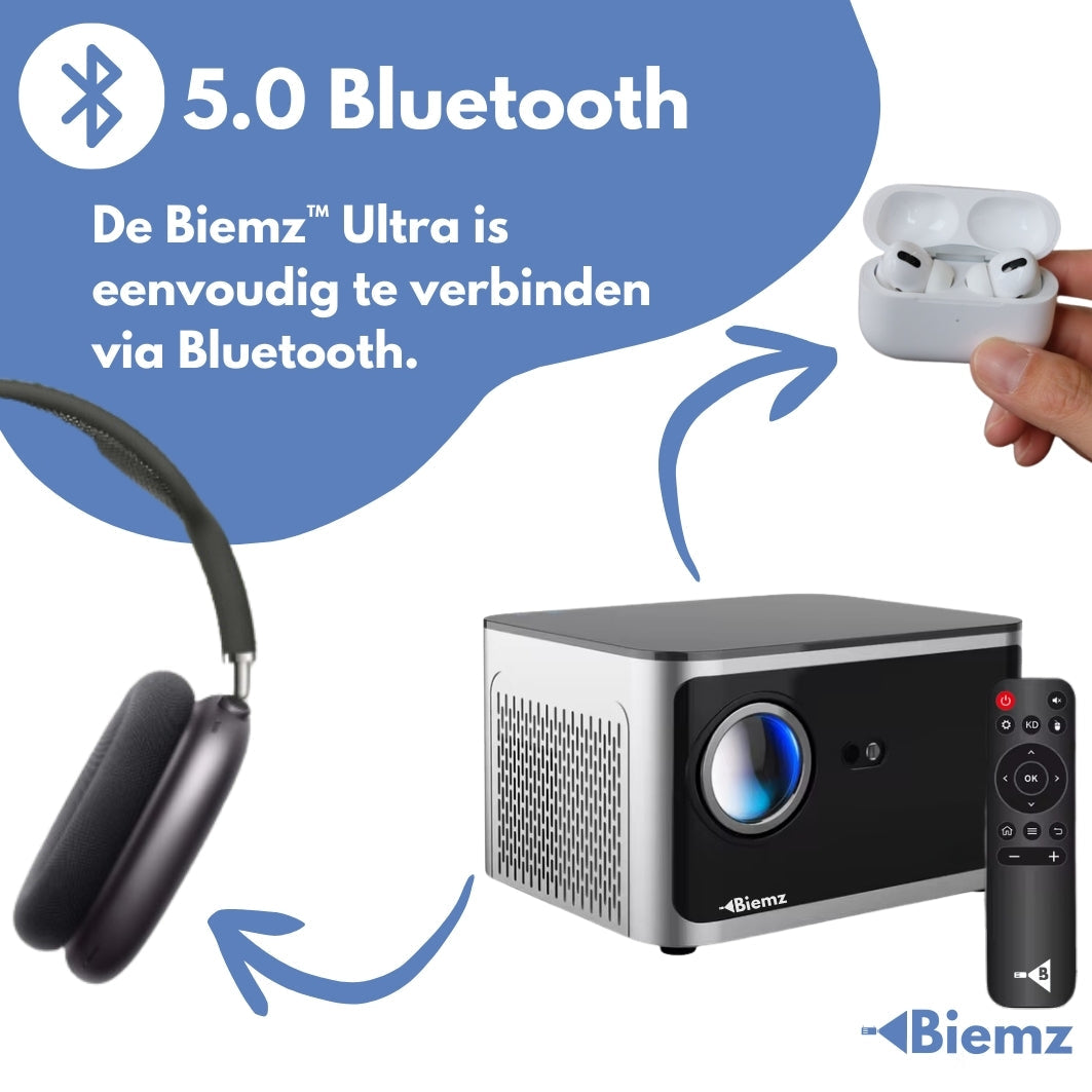 Biemz™ Ultra - Draagbare Projector met WiFi