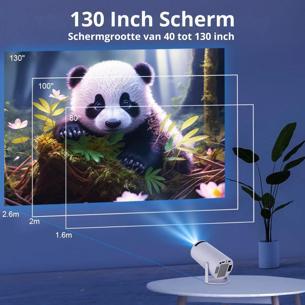 Biemz™ - 180° Draagbare Projector met WiFi