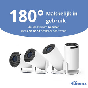 Biemz™ - 180° Draagbare Projector met WiFi