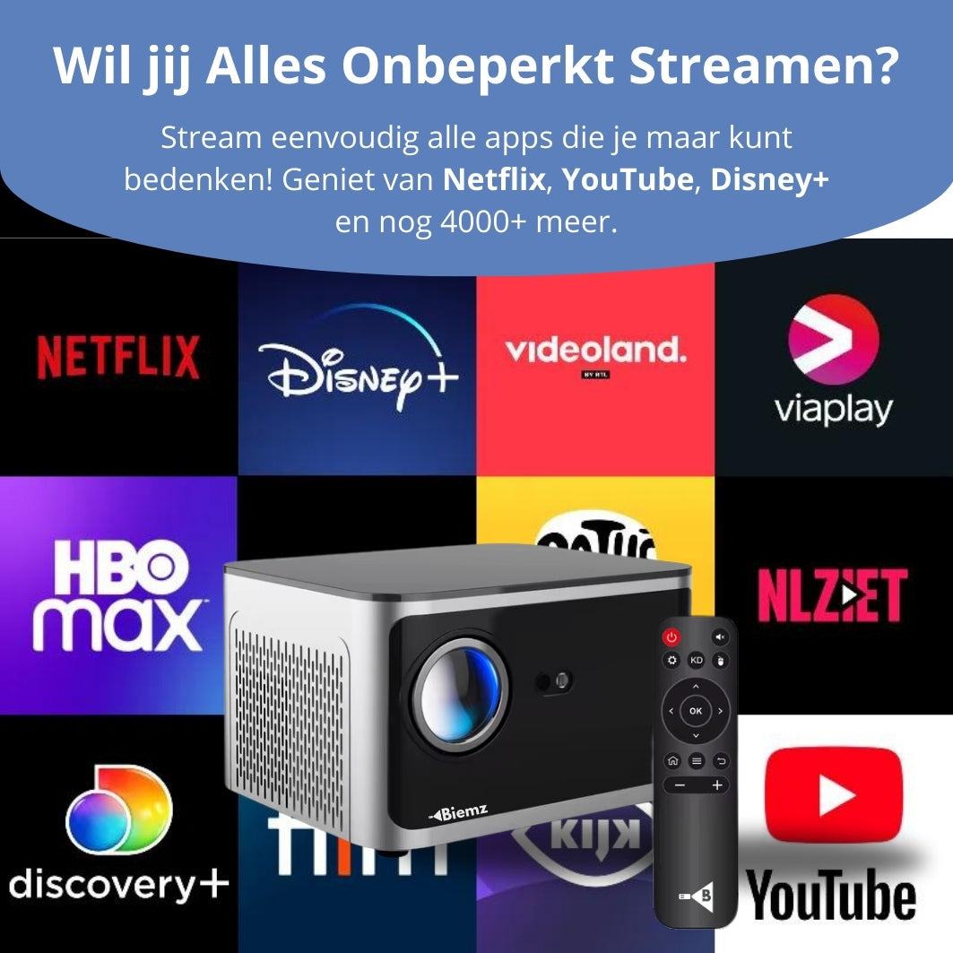 Biemz™ Ultra - Draagbare Projector met WiFi