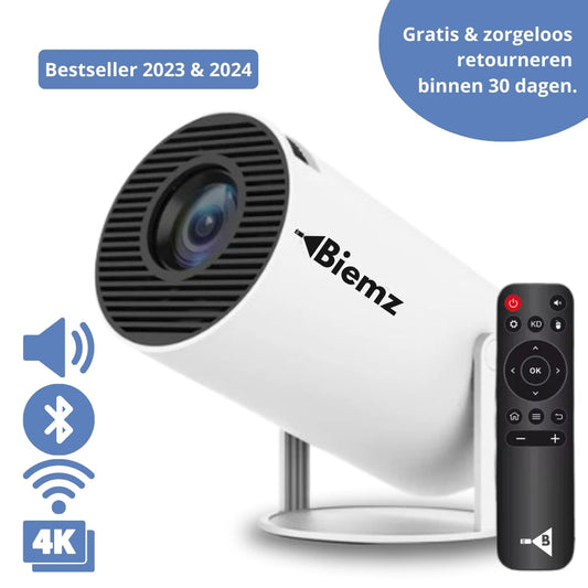 Biemz™ - 180° Draagbare Projector met WiFi